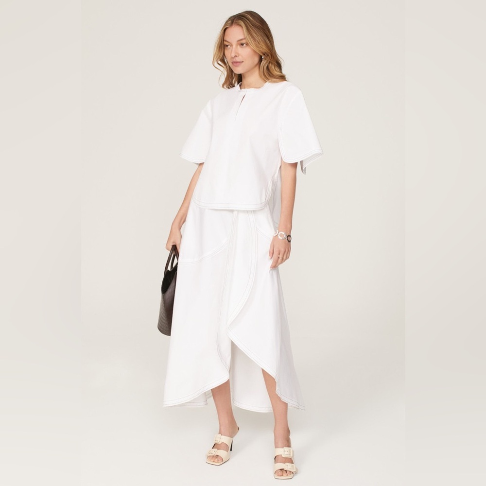 Victoria Beckham White T-Shirt Top NWTs